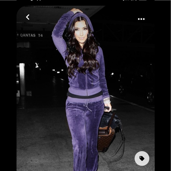 RARE Y2K JUICY COUTURE ORIGINAL VELOUR TRACKSUIT TWO PIECE SET ⭐️⭐️⭐️⭐️⭐️ - Picture 5 of 16